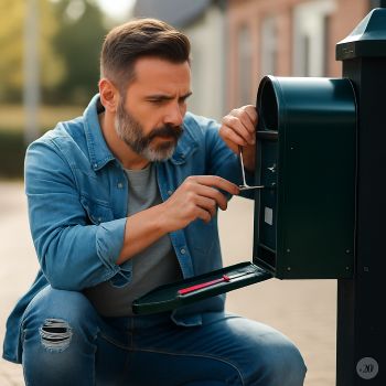 Professional mailbox repair technician in Fayetteville
